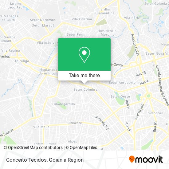 Conceito Tecidos map