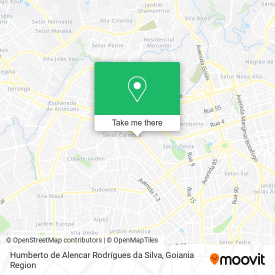 Humberto de Alencar Rodrígues da Silva map