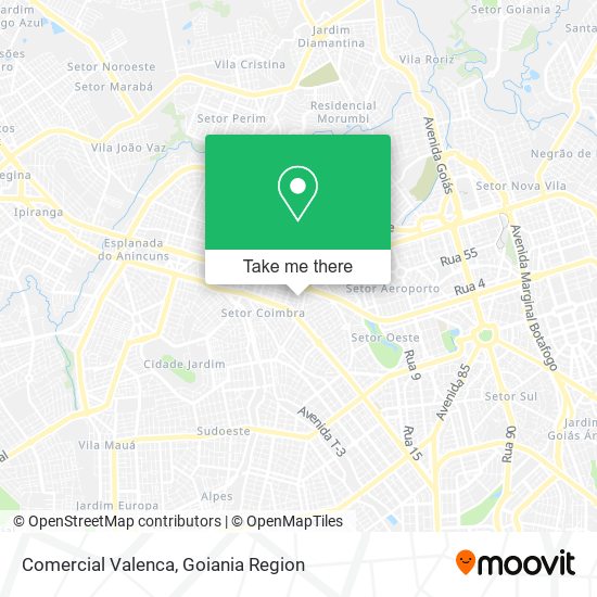 Comercial Valenca map