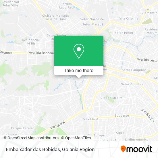 Embaixador das Bebidas map