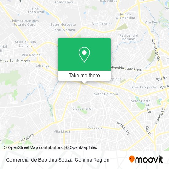 Comercial de Bebidas Souza map