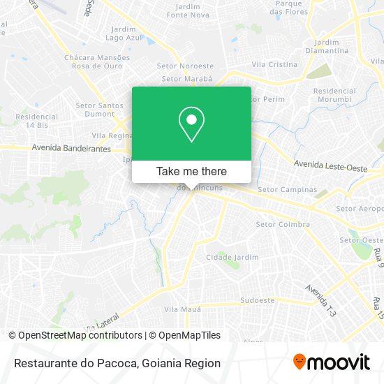 Mapa Restaurante do Pacoca