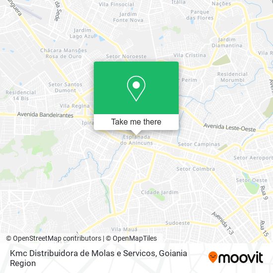 Kmc Distribuidora de Molas e Servicos map