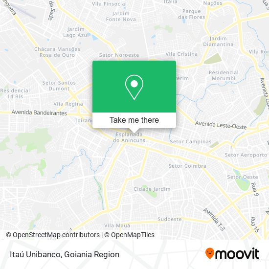 Itaú Unibanco map