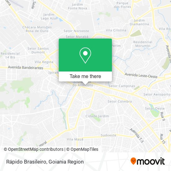 Rápido Brasileiro map