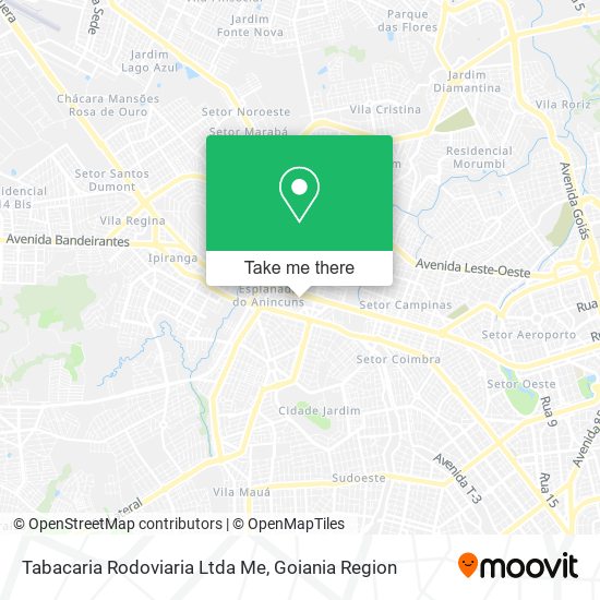 Tabacaria Rodoviaria Ltda Me map