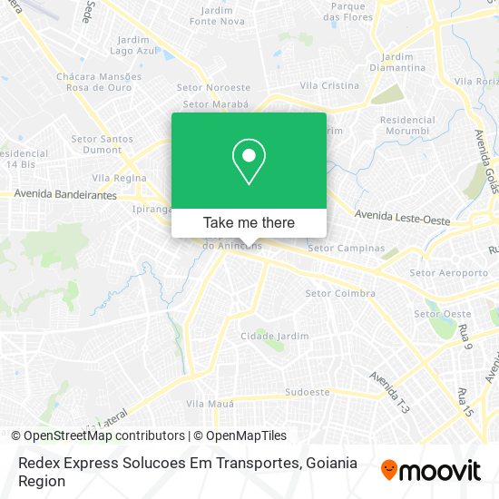 Redex Express Solucoes Em Transportes map