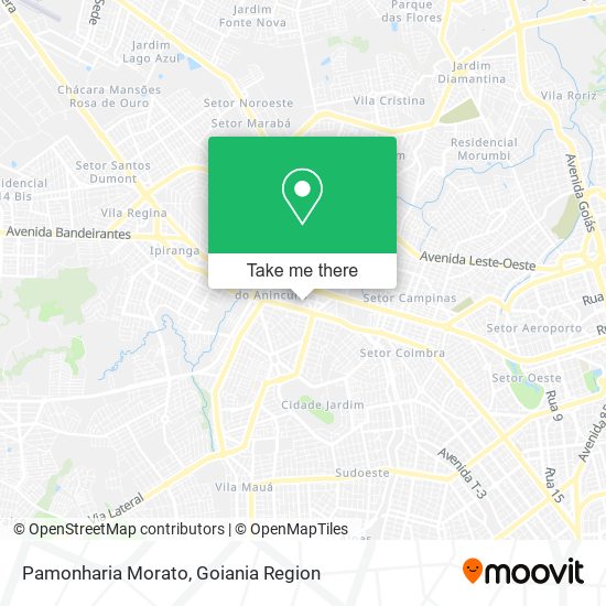 Mapa Pamonharia Morato