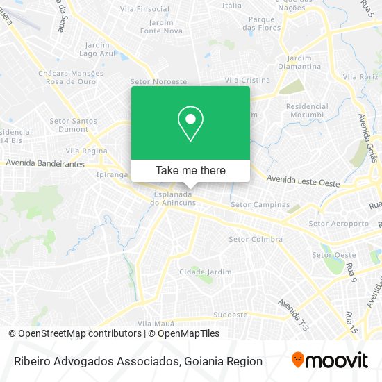 Ribeiro Advogados Associados map