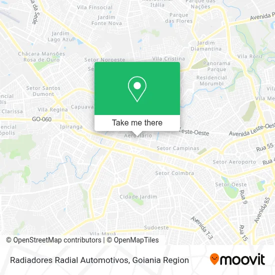 Radiadores Radial Automotivos map