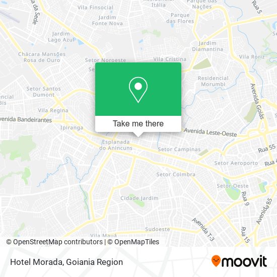 Mapa Hotel Morada