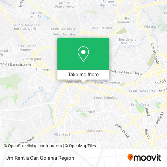 Mapa Jm Rent a Car