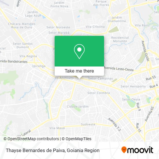 Thayse Bernardes de Paiva map