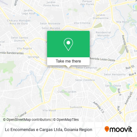 Lc Encomendas e Cargas Ltda map