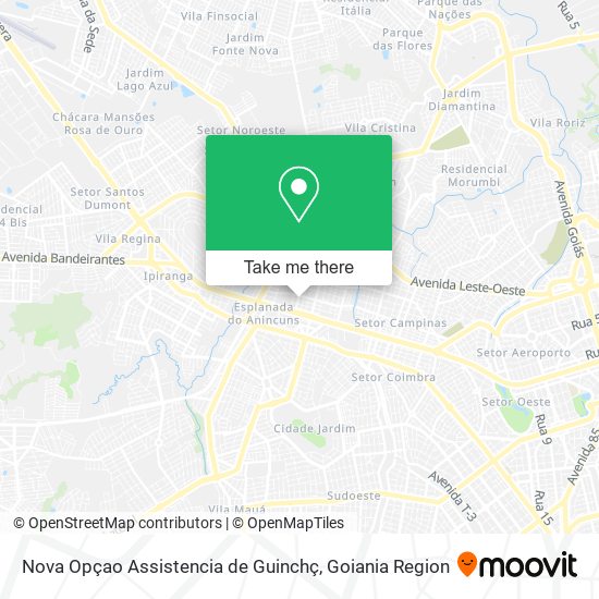 Nova Opçao Assistencia de Guinchç map