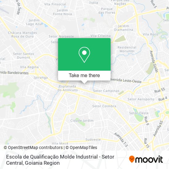 Escola de Qualificação Molde Industrial - Setor Central map