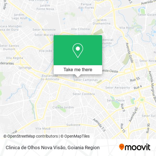 Clinica de Olhos Nova Visão map