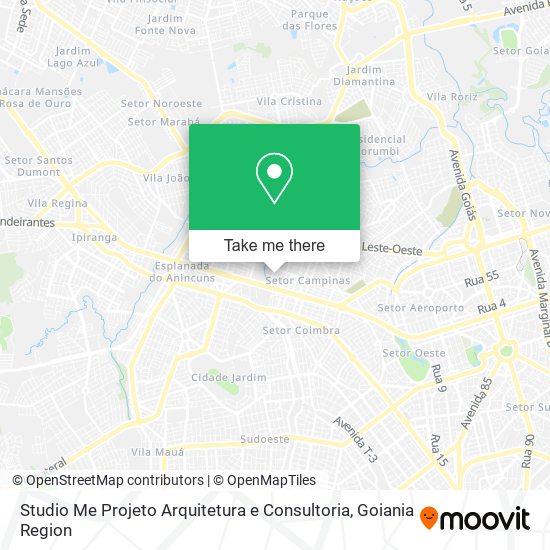 Mapa Studio Me Projeto Arquitetura e Consultoria