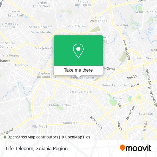 Life Telecom map