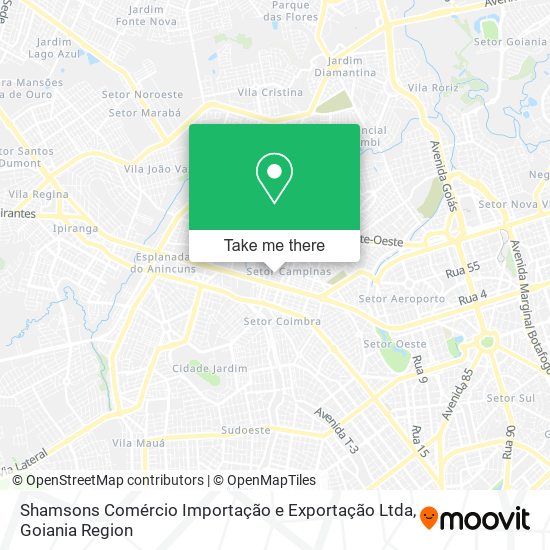 Shamsons Comércio Importação e Exportação Ltda map