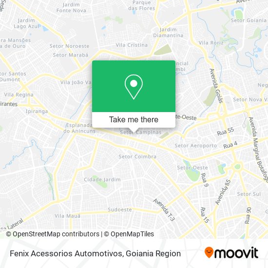 Fenix Acessorios Automotivos map