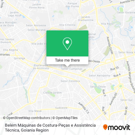 Belém Máquinas de Costura-Peças e Assistência Técnica map