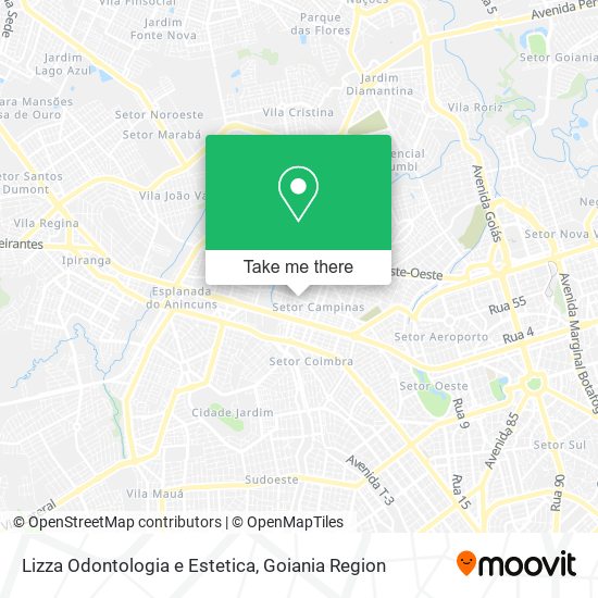 Lizza Odontologia e Estetica map