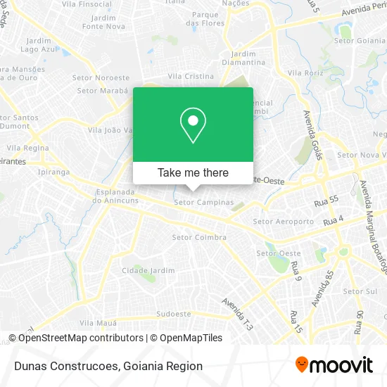 Dunas Construcoes map