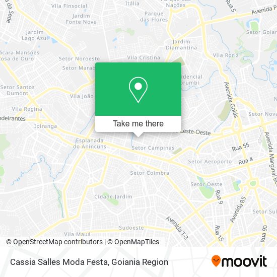 Cassia Salles Moda Festa map