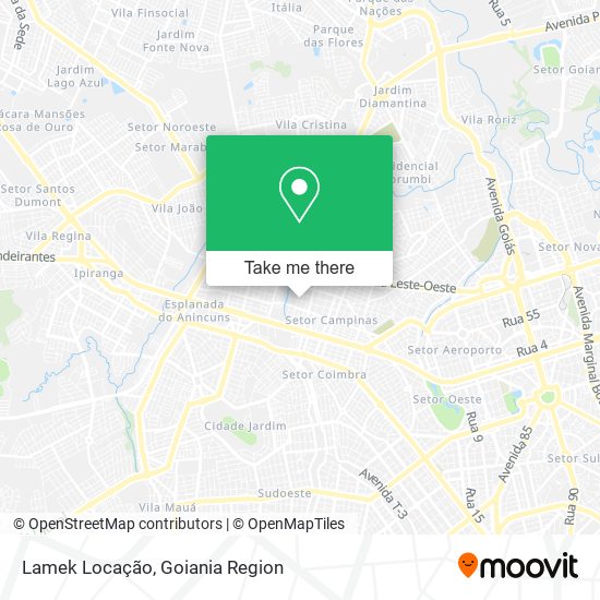 Lamek Locação map