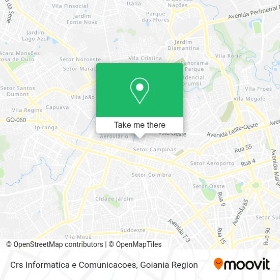 Crs Informatica e Comunicacoes map