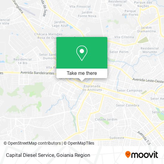 Mapa Capital Diesel Service