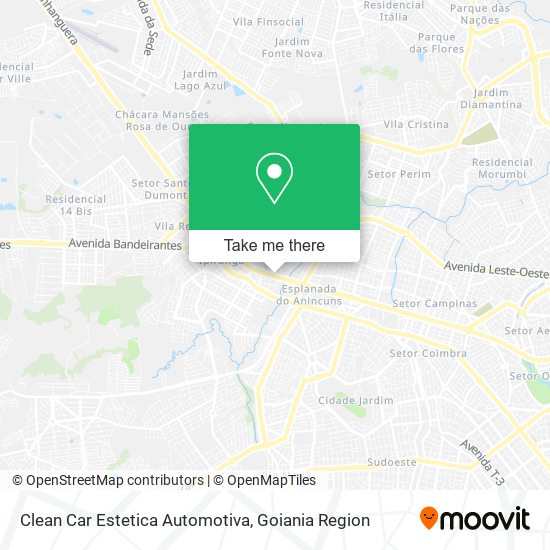 Clean Car Estetica Automotiva map