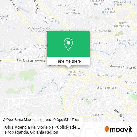 Giga Agência de Modelos Publicidade E Propaganda map
