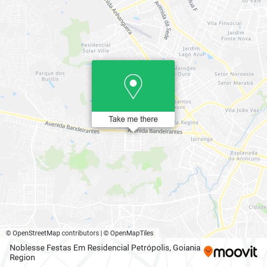 Mapa Noblesse Festas Em Residencial Petrópolis