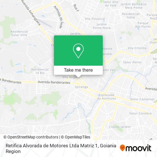 Mapa Retifica Alvorada de Motores Ltda Matriz 1