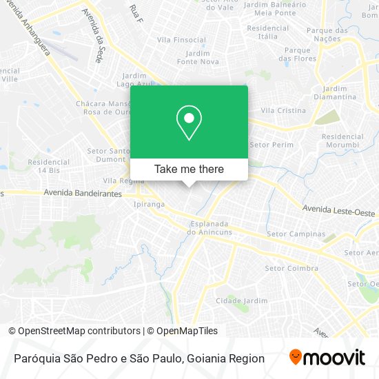 Paróquia São Pedro e São Paulo map