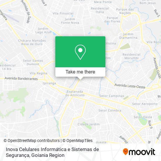 Inova Celulares Informática e Sistemas de Segurança map