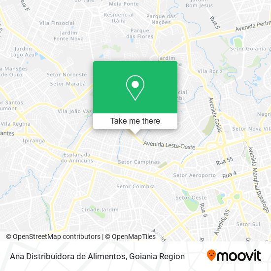 Ana Distribuidora de Alimentos map