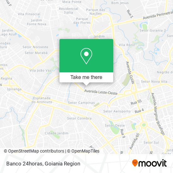 Banco 24horas map