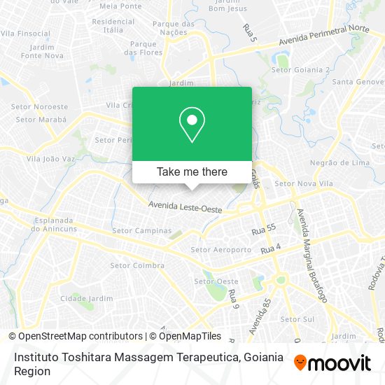 Instituto Toshitara Massagem Terapeutica map