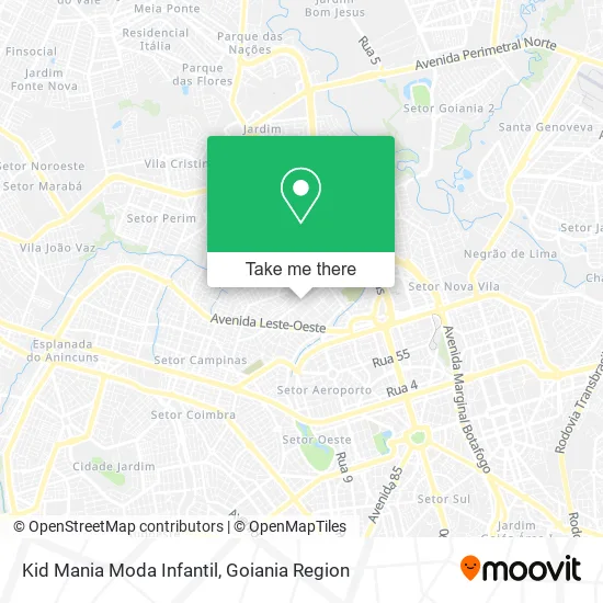 Kid Mania Moda Infantil map