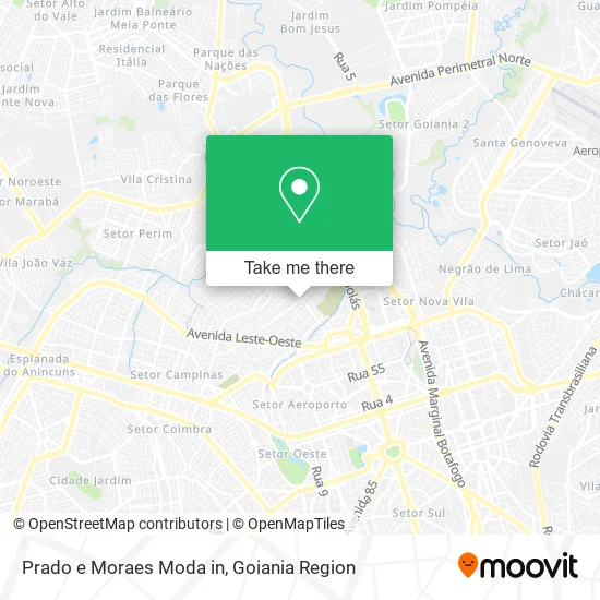 Prado e Moraes Moda in map