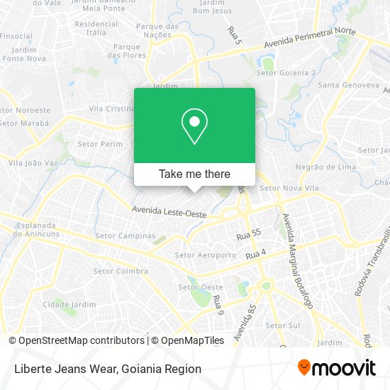Liberte Jeans Wear map