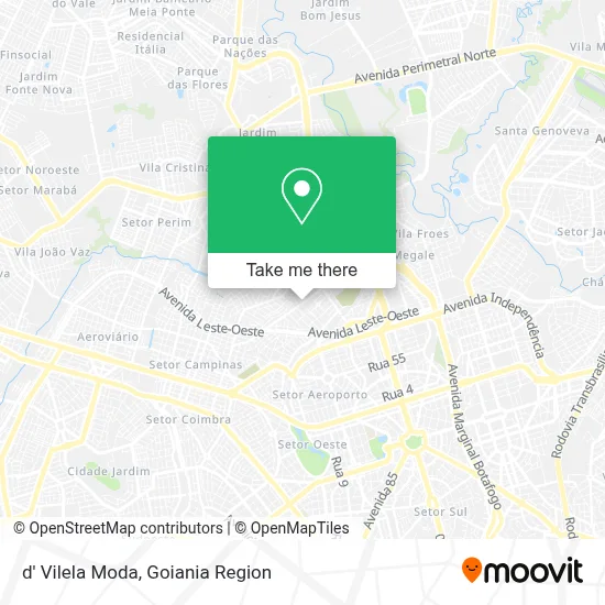 d' Vilela Moda map