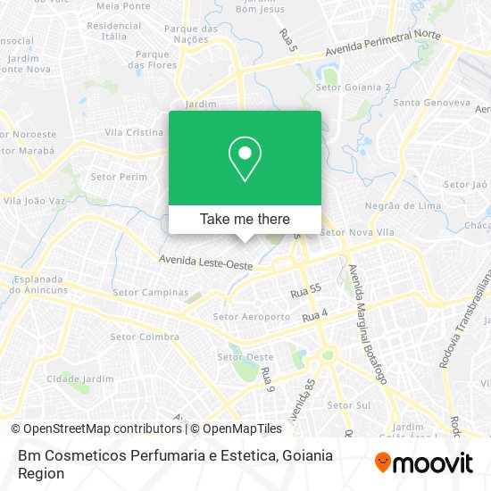 Bm Cosmeticos Perfumaria e Estetica map