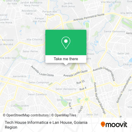 Tech House Informatica e Lan House map