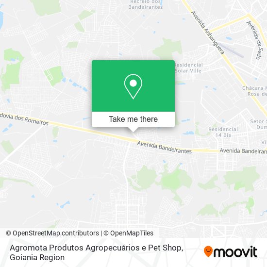Agromota Produtos Agropecuários e Pet Shop map