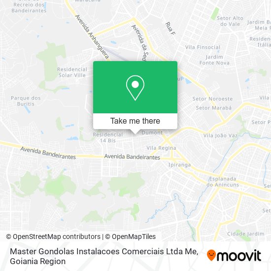 Mapa Master Gondolas Instalacoes Comerciais Ltda Me