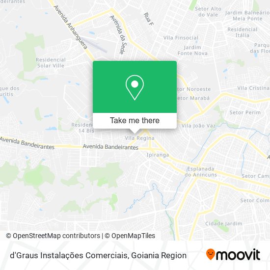 Mapa d'Graus Instalações Comerciais